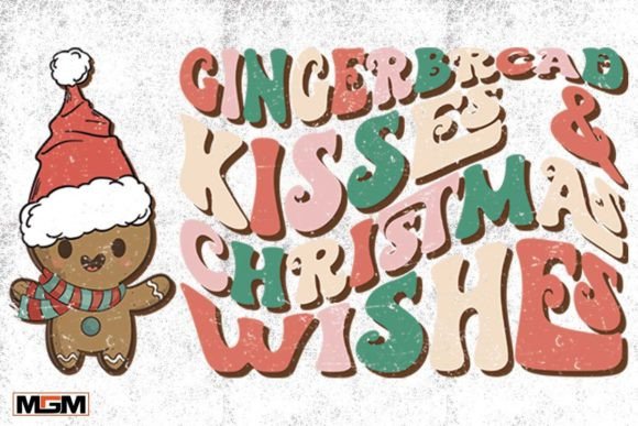 Download Gincerbrca Kisses Christmas Wishes - Premium Resources