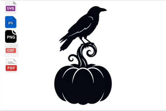 Download Raven on Pumpkin SVG Halloween Clipart - Svg halloween clipart Collection