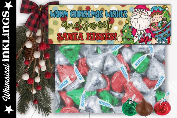 Download Sweet Santa Kisses Bag Topper - Premium Bundle